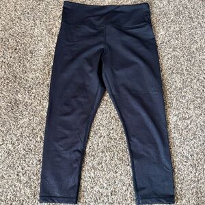 Zyia Active Light N Tight Black Paisley Crop Leggings size 6-8